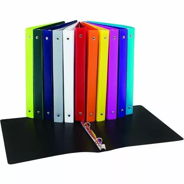 1/2'' R-RING ASS. POLY BINDER (GCIPGRA)