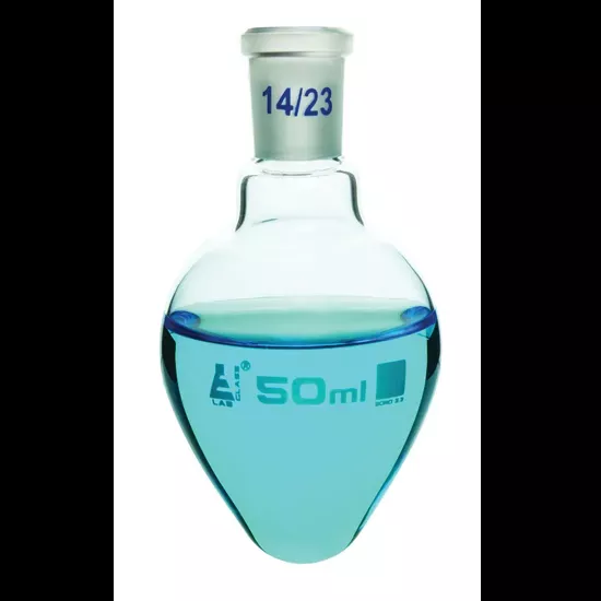 19-26 Pear-Shaped Boiling Flask - EUD Required, 50 ml
