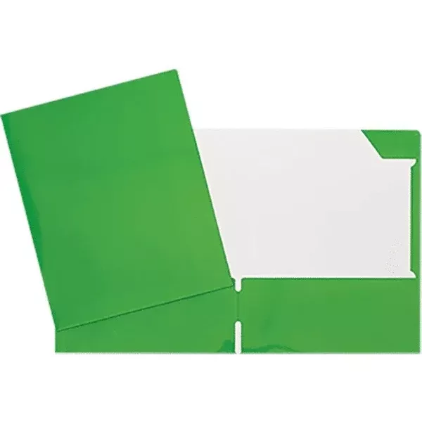 2 POCK. GREEN LAMIN. REPORT COVER (GCI34400GN)