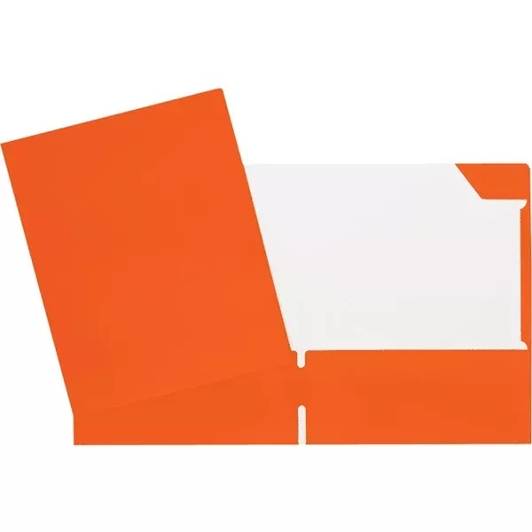 2 POCK. ORANGE LAMIN. REPORT COVER (GCI34400OR)