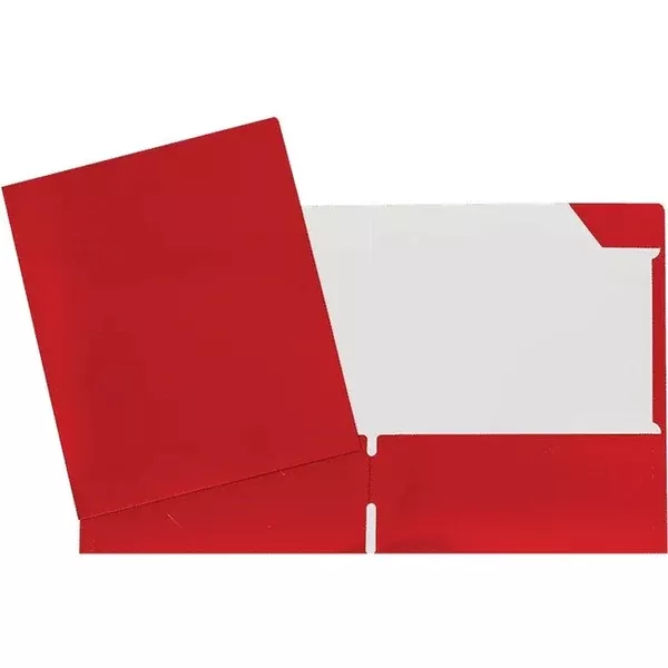 2 POCK. RED LAMIN. REPORT COVER (GCI34400RD)