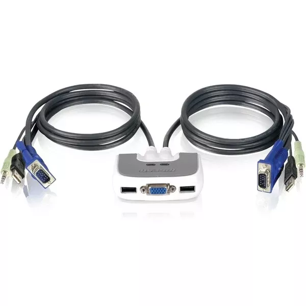 2 PORT COMPACT USB KVM SWITCH (IOGGCS632U)