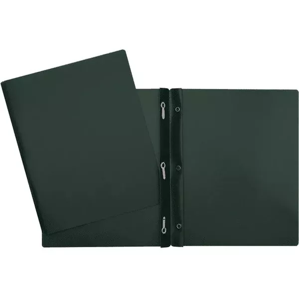 3 FAST. GREEN POLY REPORT COVER (GCIPFDT-GN)
