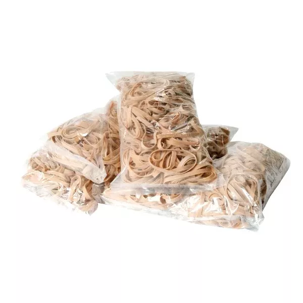 #64RUBBER BAND BAG 5 LB (OFFLFRB5004)