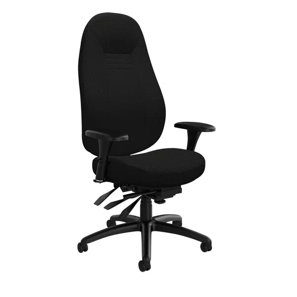 ARMCHAIR H.BACK BK (GLB1240P3TC74)