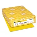 Astrobrights 22531 8.5 in. x 11 in. 24 lbs. Bond Weight Color Paper - Solar Yellow (500/Ream)