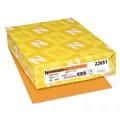 Astrobrights 22651 8.5 in. x 11 in. 24 lbs. Bond Weight Color Paper - Cosmic Orange (500/Ream)