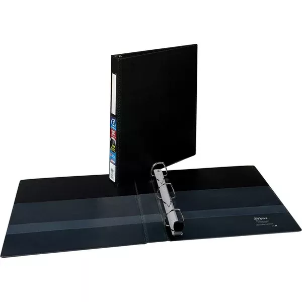 Avery Heavy Duty Binder 1" , One Touch™ Locking D Rings, Black (AVE79-990)