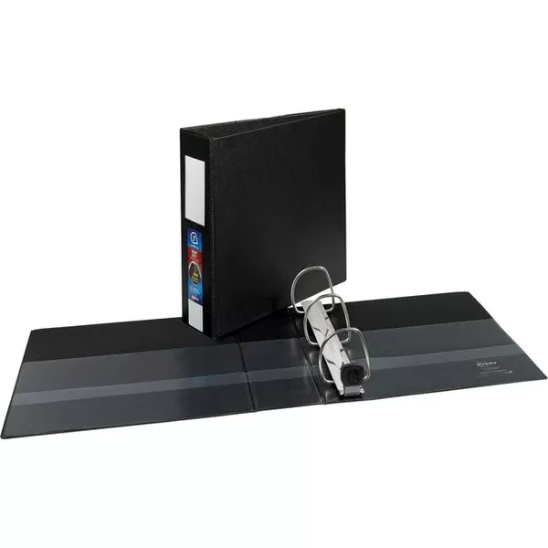 Avery Heavy Duty Binder3" , One Touch™ Locking D Rings, Black (AVE79-993)