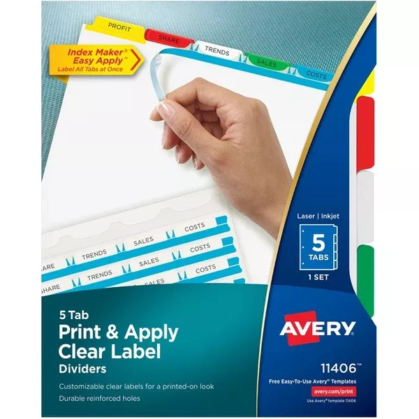 Avery Index Maker Index Divider (AVE11406)