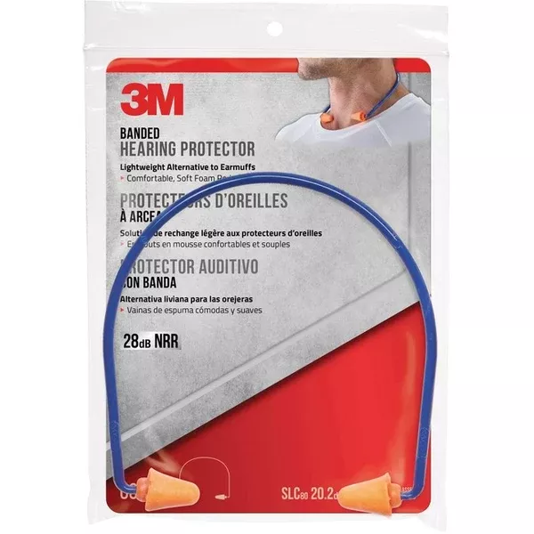 BANDED EARPLUG (MMM90537H1-DC)