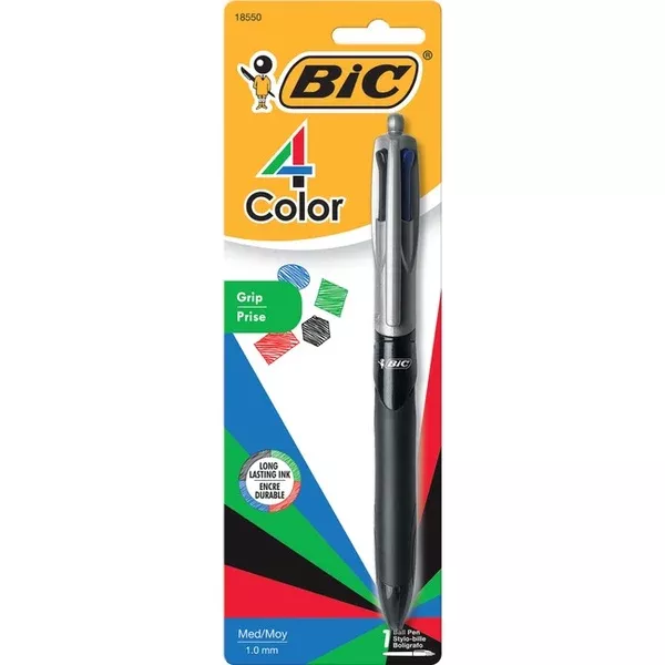 BIC 4-Color Grip Ballpoint Pen (BICMMPGP1)