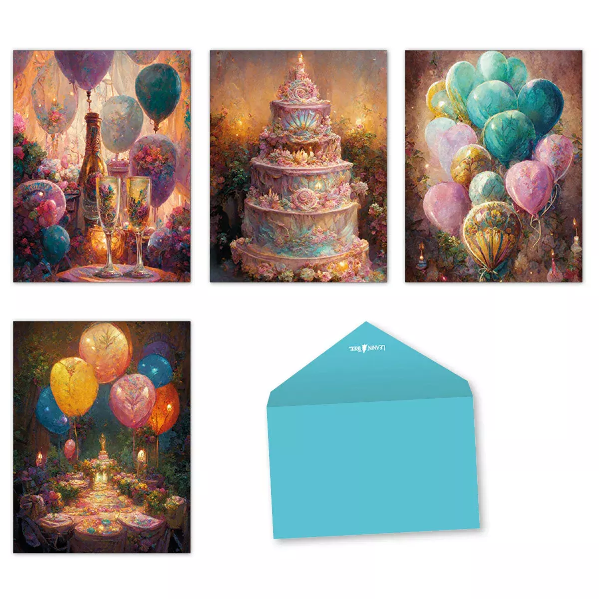 Birthday Party Elegant Note Card Assortment | HeartfeltGreeting Card