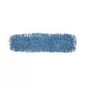 Boardwalk BWK1136 36 in. x 5 in. Looped-End Cotton/ Synthetic Blend Dust Mop Head - Blue