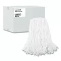 Boardwalk BWK216RCT 16 oz. Rayon Premium Cut-End Wet Mop Heads - White (12/Carton)