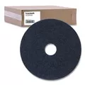 Boardwalk BWK4015BLA 15 in. Diameter Stripping Floor Pads - Black (5/Carton)