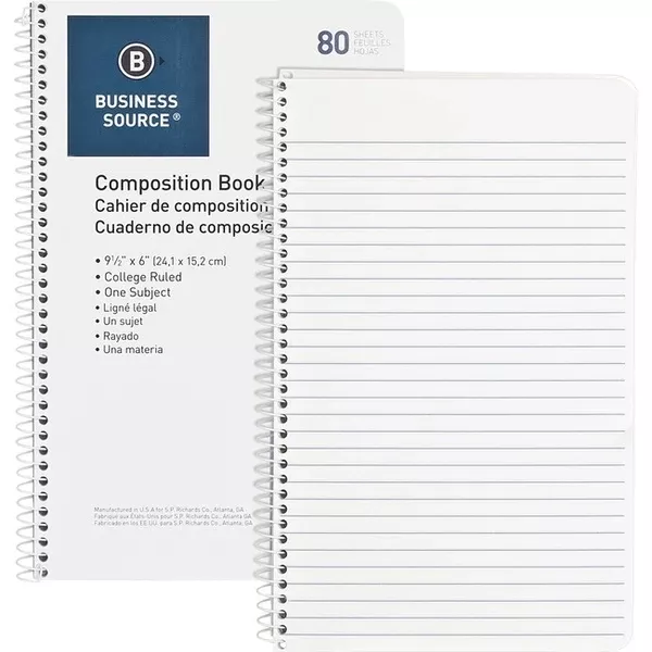 BOOK,COMP,COLG RUL,9.5X6,WE (BSN10966)
