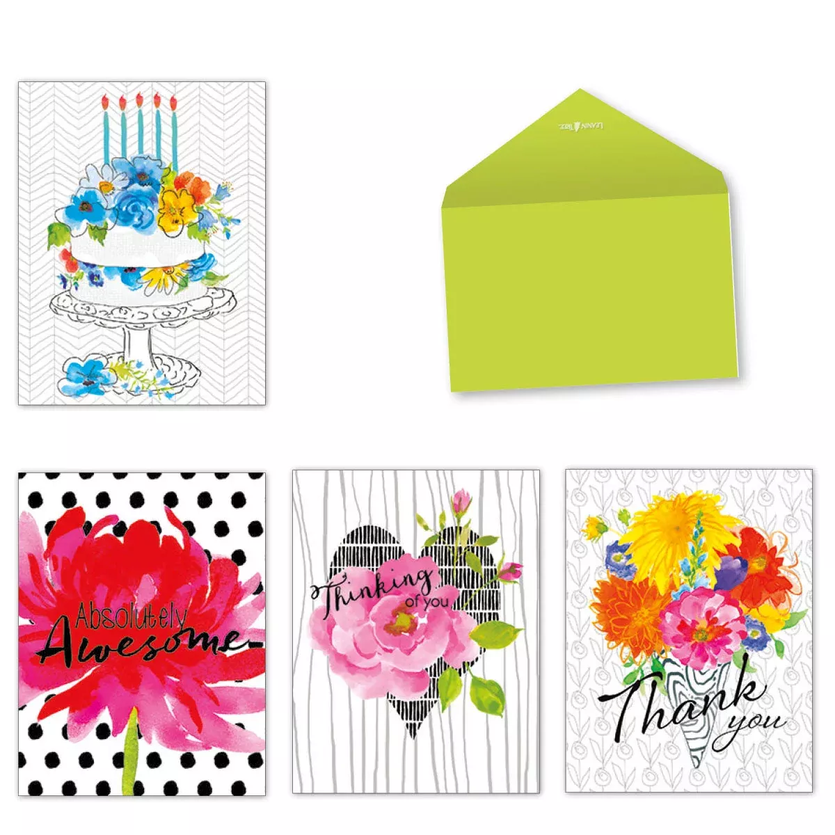 Brilliant Blooms | LightheartedGreeting Card Assortment