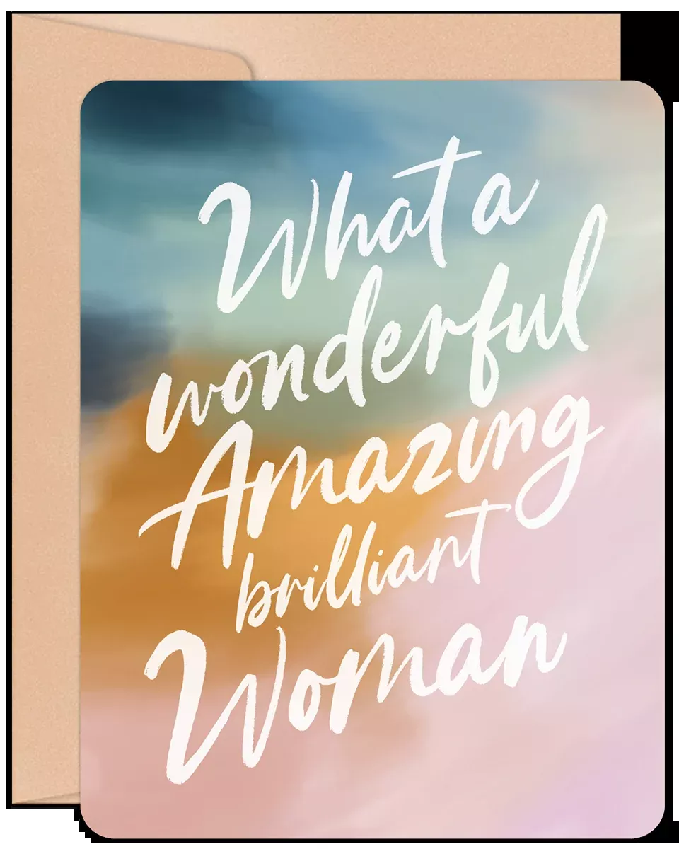 Brilliant Design | Complimentary Blank Greeting Card