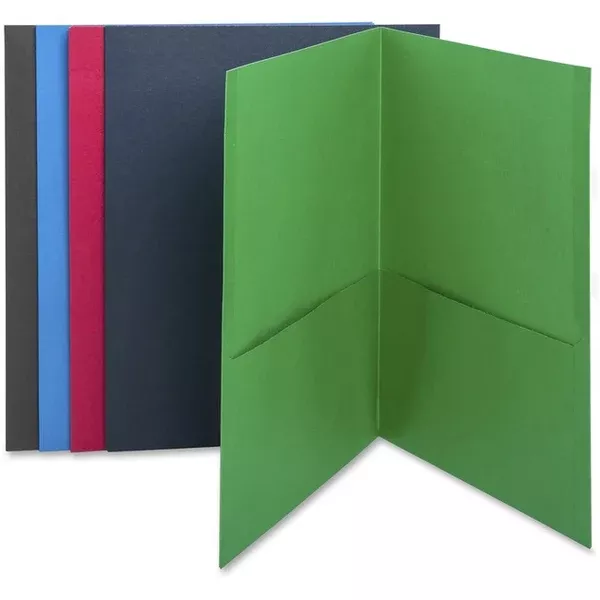 Business Source Letter Recycled Pocket Folder (BSN78502)
