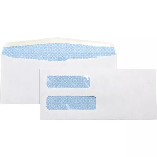 Business Source No. 10 Double-Window Invoice Envelopes (BSN36694)