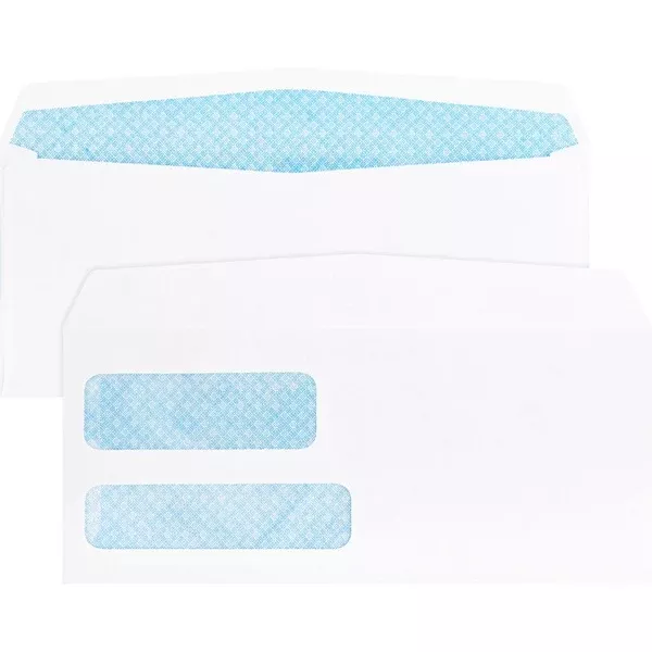 Business Source No. 9 Double Window Invoice Envelopes (BSN36680)