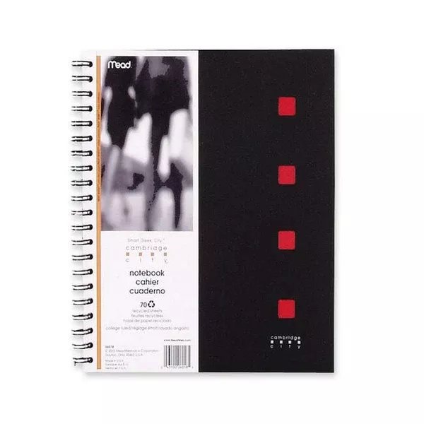 CAMBRIDGE 140P. 9.5X6 POLY NOTEBOOK (HLR06016)