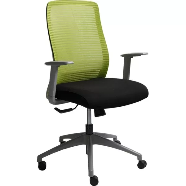CHAIR MB GRN MESH BACK/BK SEAT (HZNA-57-GR)