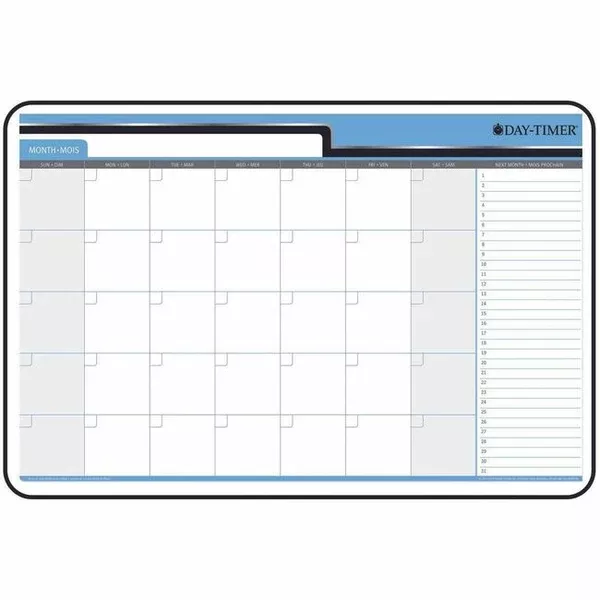 DayTimer 30 Day Undated Laminated Wall Planner Board (DTM3413859730)