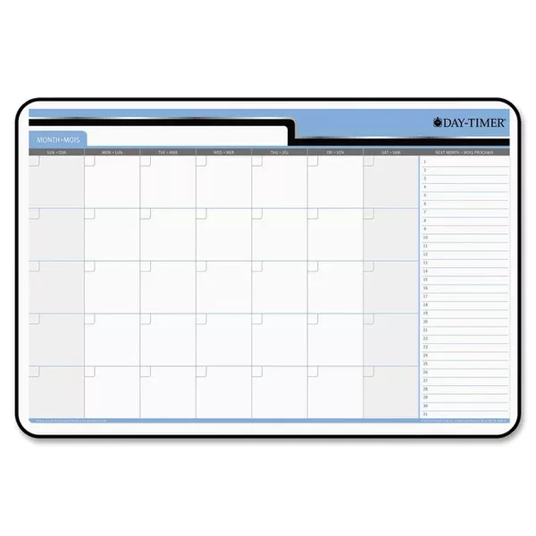 DayTimer 30 Day Undated Laminated Wall Planner Board (DTM59730)