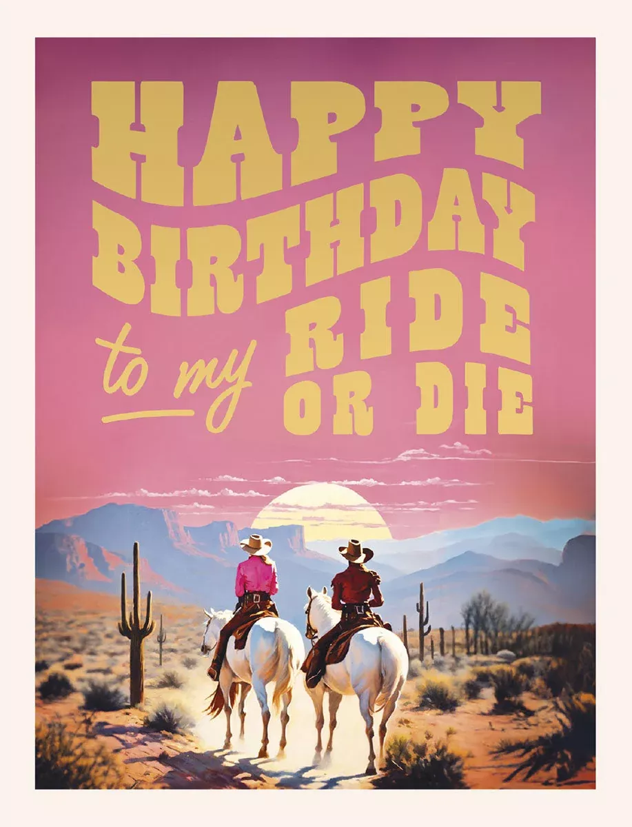 Desert Duo Journey | Heartfelt Birthday Greeting Card