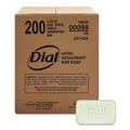 Dial Professional 10923 00098 2.5 oz. Unwrapped Antibacterial Deodorant Bar Soap - lean Fresh Scent (200/Carton)