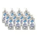 Dial Professional 17000 35482 11 oz. Pump Bottle Gel Antibacterial Hand Sanitizer - Fragrance-Free (12/Carton)