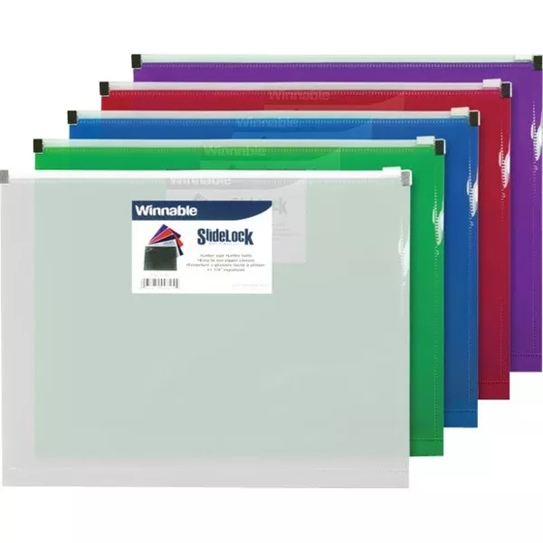 ENV.POLY SLIDELOCK 10X13 ASS. (WNNENZ-11-AD)