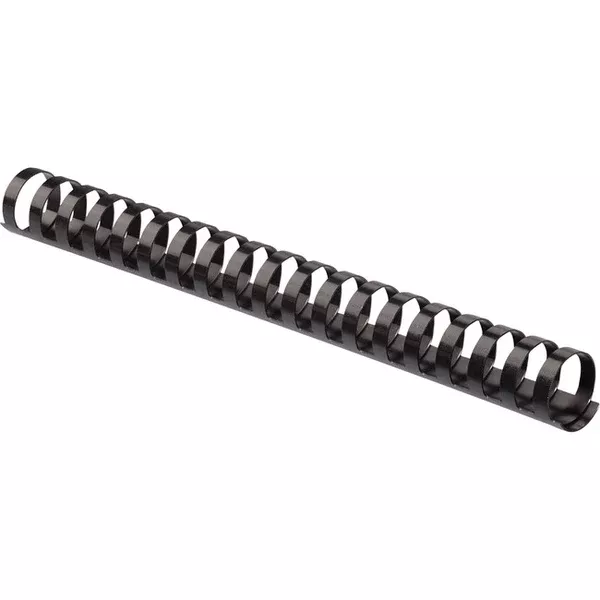 Fellowes Plastic Binding Combs - Black, 3/4" Diameter (FEL52367)