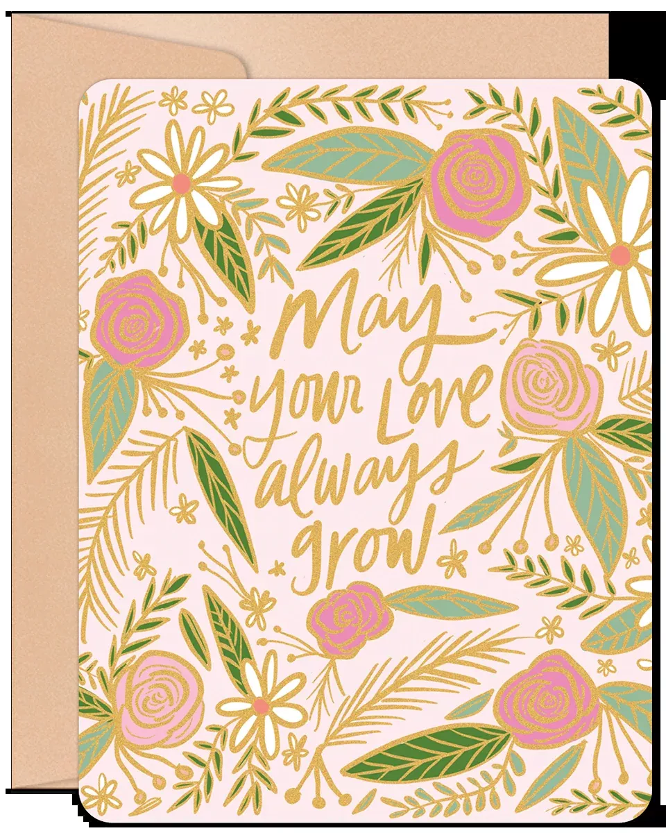 Flourishing Feelings | Heartfelt Anniversary Greeting Card