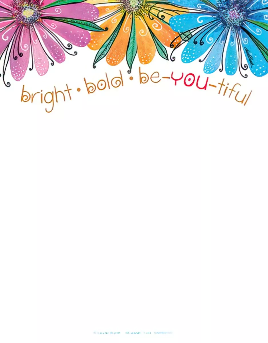 Flower Power Pad | EncouragingNotepad
