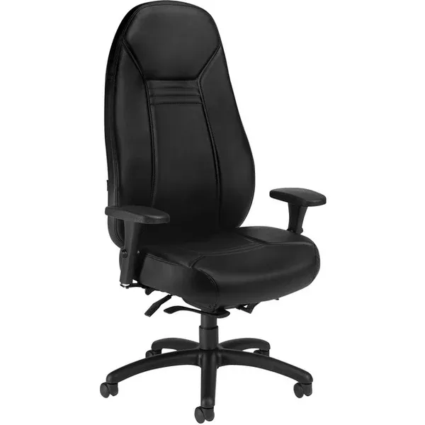 Global Obusforme Comfort XL Extended High Back Wide & DeepWeight Sensing Synchro-Tilter (GLB1251-8BL20)