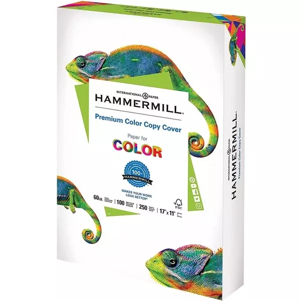 Hammermill Color Copy Cover for Color Copiers, Inkjet & Laser Printers - White (HAM122556)