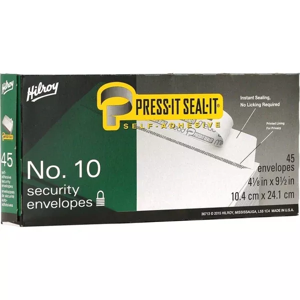 Hilroy Press-It Seal-It Self Adhesive Envelope (HLR36713)