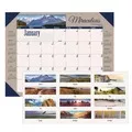 House of Doolittle 175 Earthscapes 22 in. x 17 in. 12-Month (Jan-Dec) 2026 Recycled Monthly Desk Pad Calendar - Motivational Photos