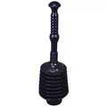 Impact 9205 Deluxe Professional 11.2 in. x 6 in. Polyethylene Plunger - Black