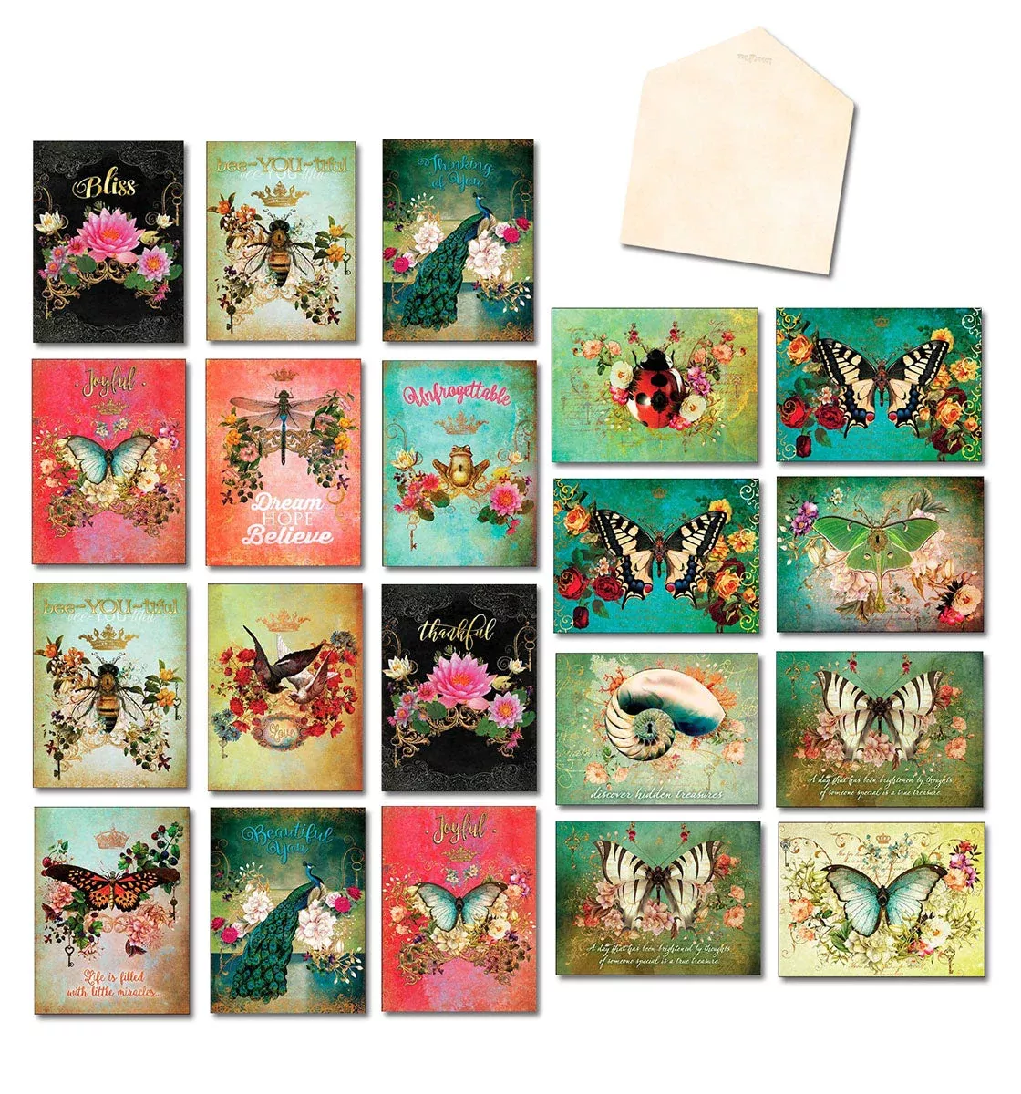 Jena DellaGrollaglia's Garden Party General Greeting Card Assortment | LightheartedGreeting Card