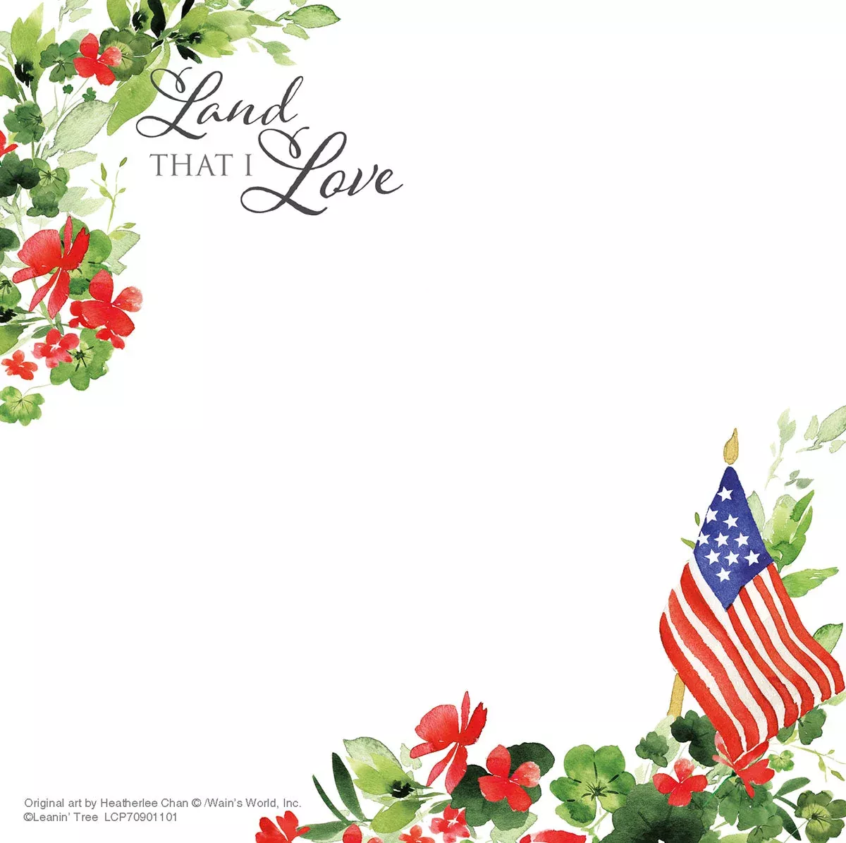 Land That I Love America 250 Chunky Note Pad