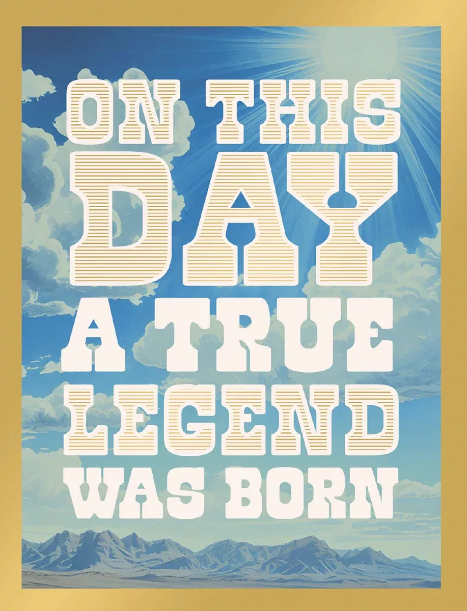 Legendary Arrival | Complimentary Birthday Greeting Card
