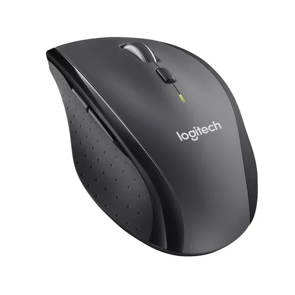 Logitech M705 Marathon Wireless Mouse, 2.4 GHz USB Unifying Receiver, 1000 DPI, 5-Programmable Buttons, 3-Year Battery, Compatible with PC, Mac, Laptop, Chromebook - Black (LOG910-001935)