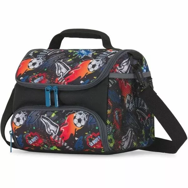 LUNCH BAG BD STRT SOCCER (BNDCOO5397BS-BLACK)