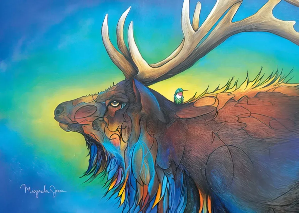 Majestic Elk Magnet | LightheartedMagnet