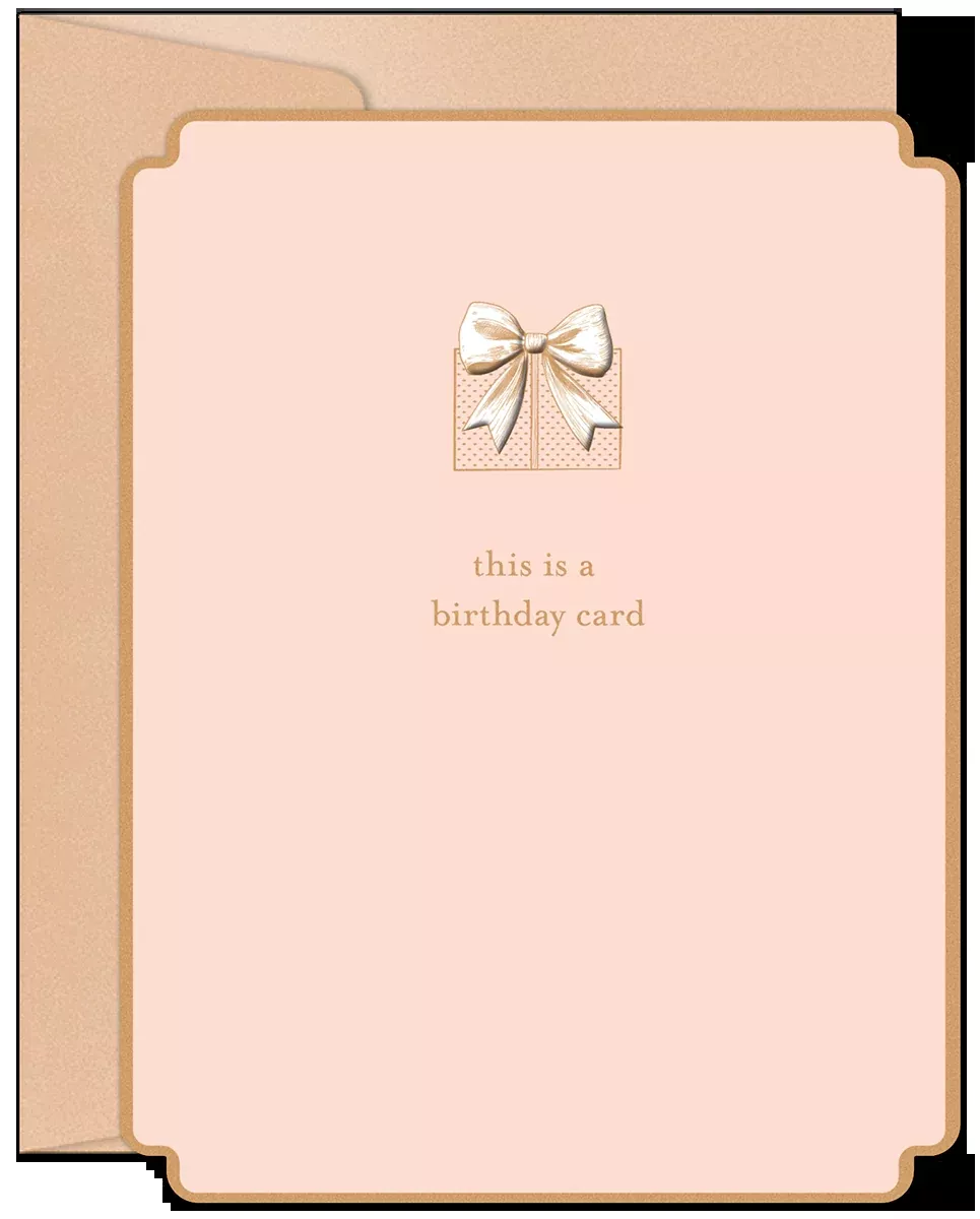 Modern & Funny Birthday Card: It's Like a Text, But Papery | Funny Birthday Greeting Card