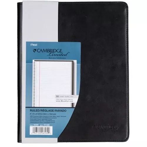 NOTEBK CAM LTD BUS 9.5x6.5 BLK (HLR06589)